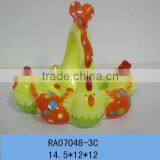 Ceramic Easter Gift Roster Design Hand Painted thumbnail-1