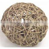 Eco Friendly 100 % Natural Handwoven Bamboo Rattan and Seagrass Decorative Ball thumbnail-4