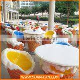 Custom Fiberglass Ice Cream Table thumbnail-3