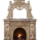 New Design Lion Head Fireplace Mantel for Wholesales thumbnail-4