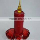 LED Lighted Acrylic Heart Shape Base Colorful Candles Decoraitons thumbnail-1