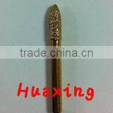 Vacuum Brazed Diamond Burrs Ti-coated for Carving Granite thumbnail-1