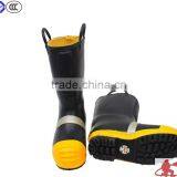 Steel Toe Fire Safety Boots Long Rubber Boots Fire Retardant Safety Wear Fire Retardant Shoes Construction Boots thumbnail-4