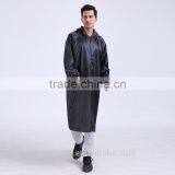 Long Raincoat Poncho Hooded Long Polyester Rain Coat One Piece Rain Coat Waterproof thumbnail-3