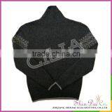 Wholesales Fashionable Kids High Neck Knitted Pullover Sweater thumbnail-2