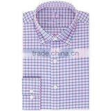 Non-Iron Pink and Blue Check Dress Shirt