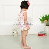 Wholesale Baby Girls Lace Cotton 2pcs Set Fashion Lace Set for Infant Girls thumbnail-6