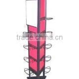 Triangle Rotating Tower for Spot Displays in Store Shoe Rack