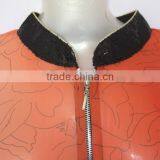 ORANGE Georgette Shaded CAFTAN Kaftan Tunic Poncho Zip Cover up thumbnail-4