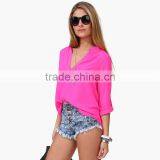 Maxnegio Ladies Office Wear Designs of Lady Half Shirt 2017 thumbnail-4