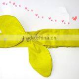 Korean Kids Girl Elastic Pure Color Headband Simple Bow Hairband thumbnail-4