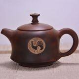 Modern Hand Painted Chicken Design Tea Pot Similar With Zisha Tea Pot thumbnail-1