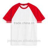 High Quality Plain Custom Raglan Sleeve T-shirt thumbnail-1