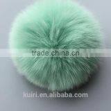 5-12cm Rabbit Fur Pompoms / Rabbit Fur Pom Poms / Rabbit Fur Pompons Keychain thumbnail-3