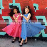 Latest Children Frocks Designs Sleeveless Girl Dresses for 7 Year Old thumbnail-1