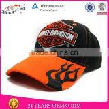 Cheap Flame Long Bill Baseball Cap for Sale thumbnail-1