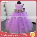 Purple Ball Gown Flower Girl Dress for 5-6 Years Girl thumbnail-3