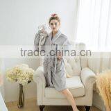 Manufacturer Winter Creative New Flannel Accept Waist Ladies Pajamas, Nightgown Totoro Cartoon Upset Long-sleeved Bathrobe thumbnail-2