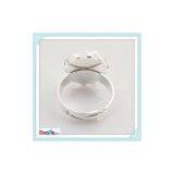 Wholesale Fashion Rings Trays Diy Jewelry Matte Silver thumbnail-3