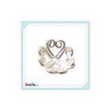 Silver Flowers Bead Caps Fit Jewelry Findings Metal Bead thumbnail-2