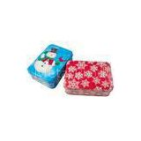 Christmas Holiday Tin Cookie Containers 4C Eco-friendly Print