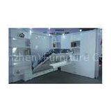 Modern Space Saving Folding Double Wall Bed Bunk With Bookshelf thumbnail-1