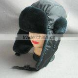 2014 Black Winter Fur Hat Newest Promotional Bumber Hat
