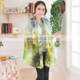 2013 New Lady Digital Printing Silk Scarf (crepe Satin Plain)
