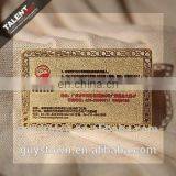 Custom Luxury Business VIP Metal Golden Card for Restaurant Promotion thumbnail-4