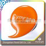 High Quality Gun Brand Logo Round Shape Custom Metal Tag Badge thumbnail-1