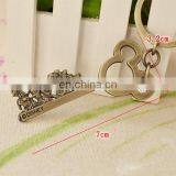 Wholesale Promotional Gifts Custom Metal Key Ring and Metal Keychain With Antique Bronze thumbnail-3