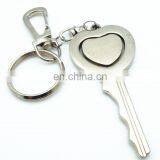 Promotion Gift STAR HEART Gold Cut Metal KEY CHAIN Key Ring thumbnail-4