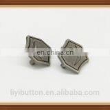 Light Black Nickel Tags, Small Decoration for Jeans