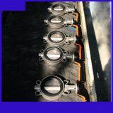 D71XP-150LBP ANSI150#standard SS304 Wafer Butterfly Valve DN100 With Aluminum Alloy Lever thumbnail-3