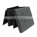 Reatai PVC Leather Folding Square Storage Home Stool Foldable Ottoman for Clothes thumbnail-3