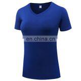 Women V Neck Twist Short Sleeve T Shirt thumbnail-5
