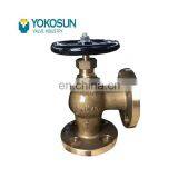 2021 Hot Sale Anti-Medium Pressure Low Temperature Resistance Round Hand Wheel Design Brass Globe Valves thumbnail-4