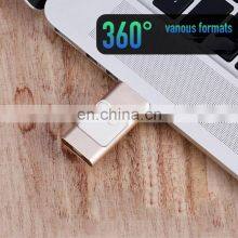 2019 New Product 3 in 1 64G Mobile Phone Custom Otg USB Flash Drive for Iphone 5 6 6s 7 7plus IOS / Android thumbnail-4