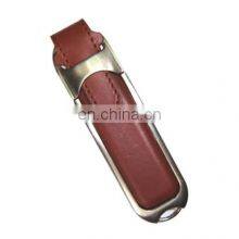 Customize Logo Leather Usb Flash Drives Keychain Usb Flash Memory Full Capacity Usb Stick thumbnail-2