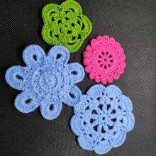 Handcraft garment accessories handmade cotton appliques