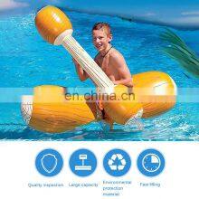 4pcs Inflatable Pool Inflatable Pool Fighting Float for 2 Players Fighting Float Row Toys Battle Log Rafts thumbnail-3