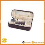 Custom Make Faux Leather Small Travel Jewelry Case, Jewelry Boxes With Key Lock,custom Jewelry Boxes Packaging Case With Mirror thumbnail-2