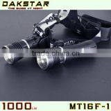 DAKSTAR New Arrival Hot Sale MT16F-1 CREE XML T6 1000LM 18650 Rechargeable High Power LED Head Light Bike