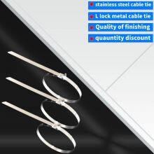 Ｌlocking Stainless Steel Cable Tie 304 Material thumbnail-2