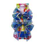 Blue Luxury Organza Ribbon Pull Bows for Wedding/Christmas/Gift Wrap