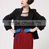 Pure color OL young women working suits