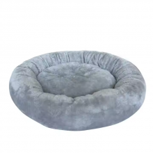 Meow Love Soft Indoor Pet Rest Sleeping Bed Sofa Round Donut Cat Bed Calming Washable Plush Dog Bed thumbnail-3