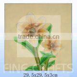 Resin Flower Wall Art Plaque thumbnail-1