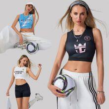 26 World Cup Soccer Vest, Worn Outside, for Running, Fitness, Yoga, Real Madrid, Barcelona, Soccer Babes, Cheerleading Uniform, American-Style Vest thumbnail-2