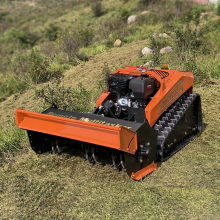 Vigorun Tech MTSK800 Industrial Grade Self Propelled Remote Controlled Rubber Track Flail Mulcher 420cc Gasoline Engine thumbnail-1